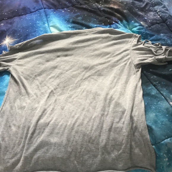 Medium grey and black top - Picture 2 of 2